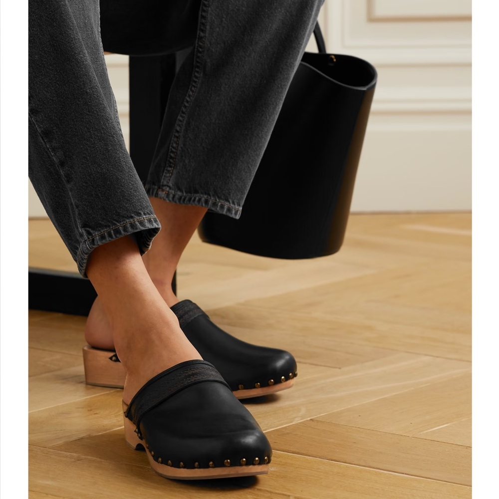 Isabel Marant Stud Leather Clogs